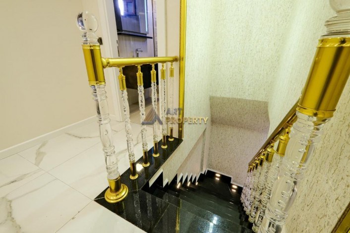 Двухуровневая вилла 3+1, 300 м2 с видом на крепость Алании вблизи пляжа Клеопатры - Ракурс 23