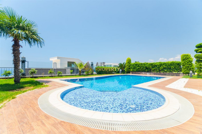 Роскошная вилла с видом на море в жилом комплексе класс люкс, Конаклы - Ракурс 12