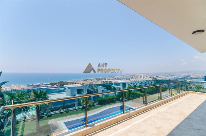 Роскошная вилла с видом на море в жилом комплексе класс люкс, Конаклы - Ракурс 42