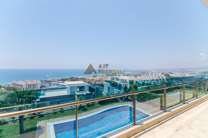 Роскошная вилла с видом на море в жилом комплексе класс люкс, Конаклы - Ракурс 43