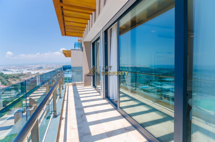 Роскошная вилла с видом на море в жилом комплексе класс люкс, Конаклы - Ракурс 71