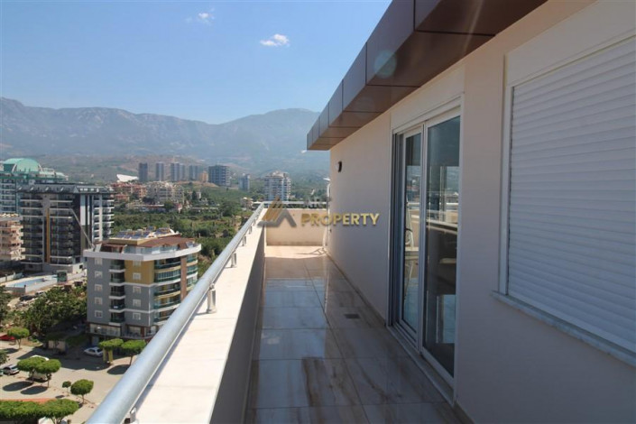 Меблированный пентхаус 3+1, 180м2 с видом на море, район Махмутлар - Ракурс 24