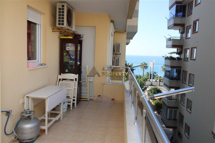 Просторная меблированная квартира 2+1, 120м2 на первой береговой линии  с видом на море, Махмутлар - Ракурс 8