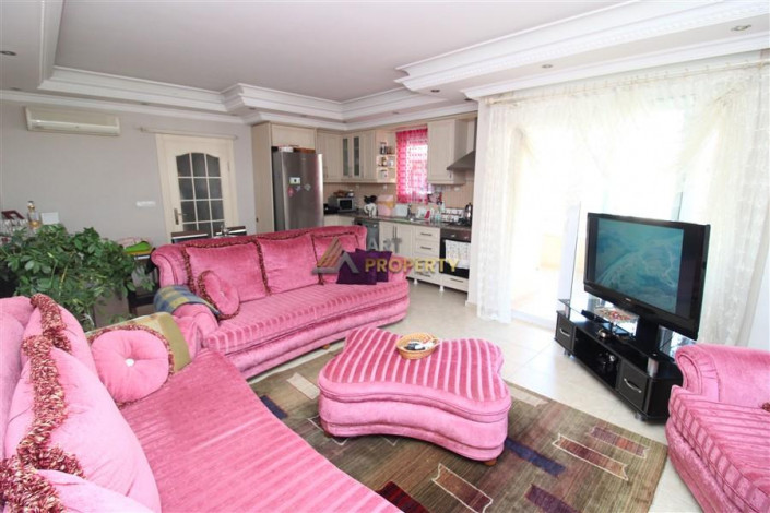 Просторная меблированная квартира 2+1, 120м2 на первой береговой линии  с видом на море, Махмутлар - Ракурс 26