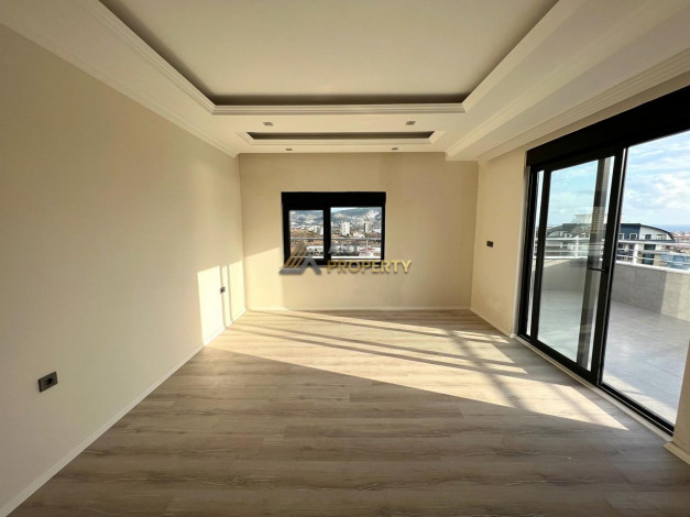 Двухэтажный пентхаус  4+1, 300м2 с видом на море в современном жилом комплексе, район Махмутлар - Ракурс 9