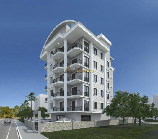 Новая квартира 1+1, 54м2 в комплексе, район Махмутлар - Ракурс 15