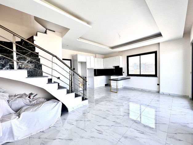 Пентхаус планировки 2+1, 110м2 с видом на море в районе Каргыджак - Ракурс 7