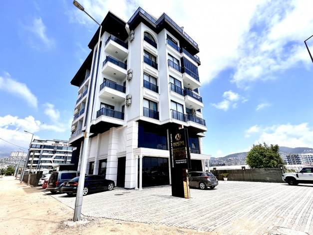 Пентхаус планировки 2+1, 110м2 с видом на море в районе Каргыджак - Ракурс 22