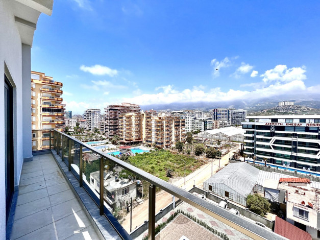 Пентхаус планировки 2+1, 110м2 с видом на море в районе Каргыджак - Ракурс 27