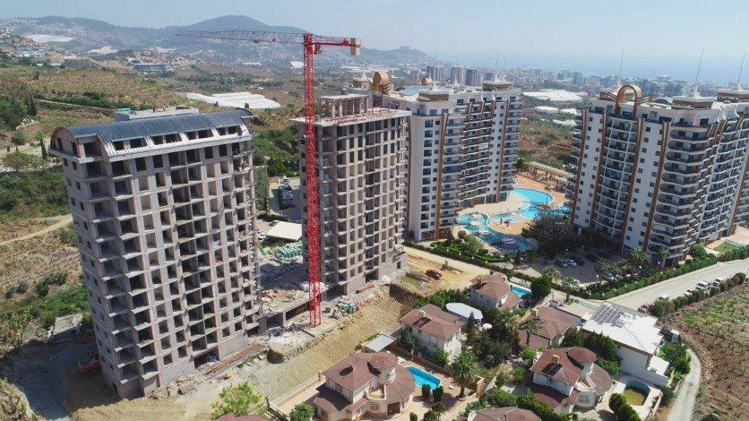 Апартаменты планировки 2+1,  85м2 с видом на море в современном жилом комплексе в районе Махмутлар - Ракурс 20