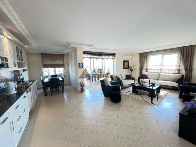 Меблированные видовые апартаменты планировки 2+1, 135м2 в районе Джикджилли - Ракурс 7