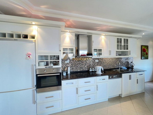 Меблированные видовые апартаменты планировки 2+1, 135м2 в районе Джикджилли - Ракурс 8