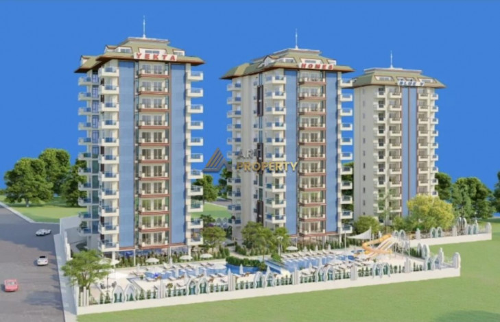 Две квартиры планировки 1+1, 65м2 и 2+1, 100м2 в премиум комплексе, район Махмутлар - Ракурс 0