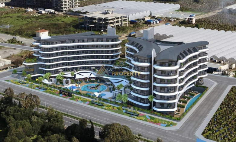 Две видовые квартиры планировки 1+1, 65м2 в премиум комплексе, район Каргыджак - Ракурс 11