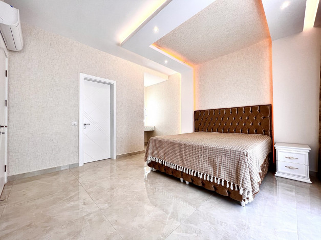 Шикарная квартира 2+1, 130м2 в комплексе премиум класса с видом на Средиземное море, Махмутлар - Ракурс 4