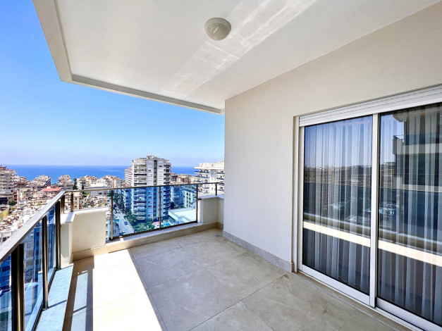 Шикарная квартира 2+1, 130м2 в комплексе премиум класса с видом на Средиземное море, Махмутлар - Ракурс 11