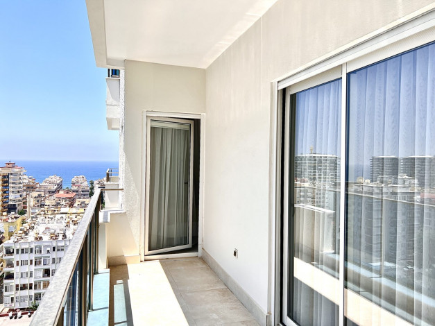 Шикарная квартира 2+1, 130м2 в комплексе премиум класса с видом на Средиземное море, Махмутлар - Ракурс 13