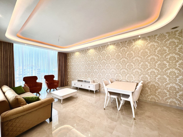 Шикарная квартира 2+1, 130м2 в комплексе премиум класса с видом на Средиземное море, Махмутлар - Ракурс 18