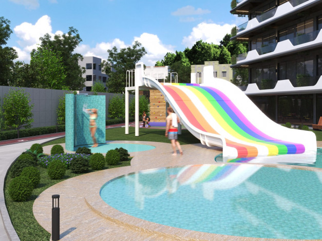 Новый инвестиционный проект на стадии строительства в районе Газипаша, Аланья - Ракурс 8