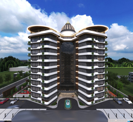 Новый инвестиционный проект на стадии строительства в районе Газипаша, Аланья - Ракурс 12