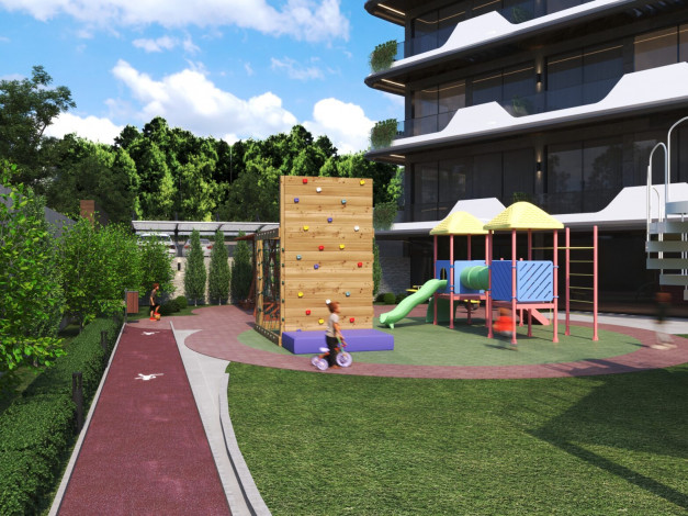 Новый инвестиционный проект на стадии строительства в районе Газипаша, Аланья - Ракурс 15