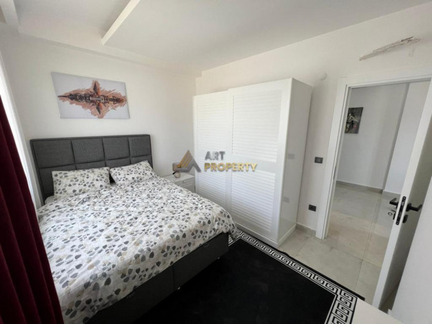 Две видовые квартиры планировки 1+1 в новом жилом комплексе в районе Каргыджак - Ракурс 44