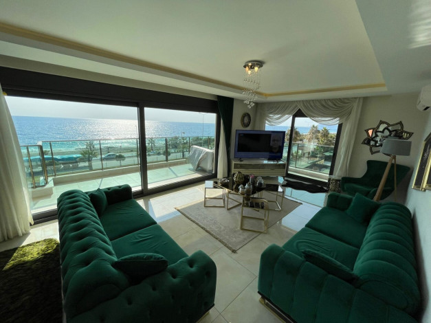 Просторная видовая квартира планировки 2+1, 160м2 на первой береговой линии в районе Махмутлар - Ракурс 5