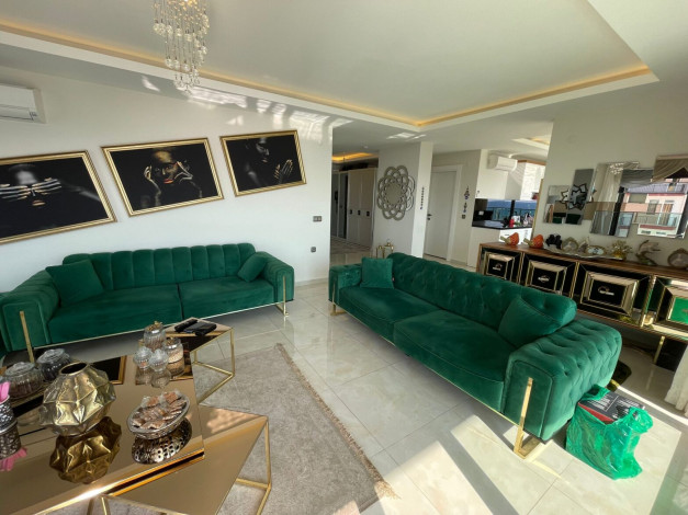 Просторная видовая квартира планировки 2+1, 160м2 на первой береговой линии в районе Махмутлар - Ракурс 10