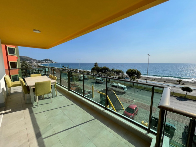 Просторная видовая квартира планировки 2+1, 160м2 на первой береговой линии в районе Махмутлар - Ракурс 11