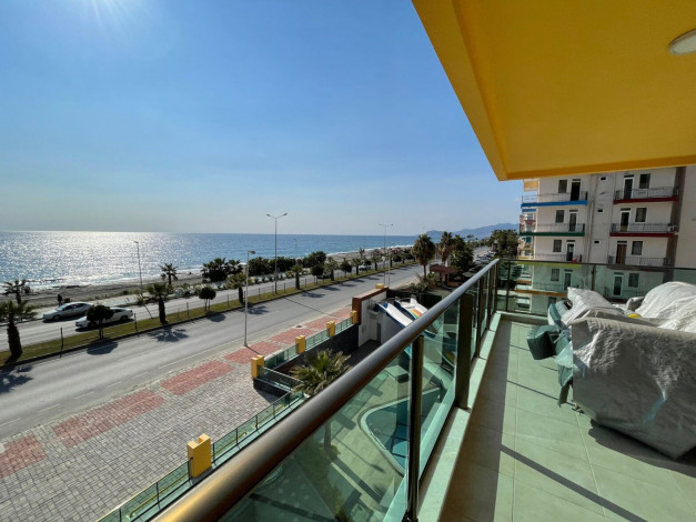 Просторная видовая квартира планировки 2+1, 160м2 на первой береговой линии в районе Махмутлар - Ракурс 13