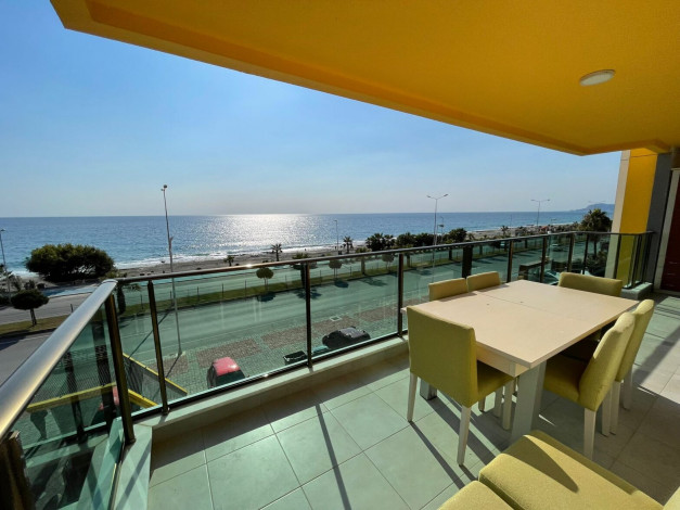 Просторная видовая квартира планировки 2+1, 160м2 на первой береговой линии в районе Махмутлар - Ракурс 28