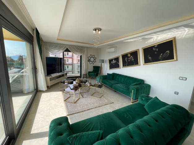 Просторная видовая квартира планировки 2+1, 160м2 на первой береговой линии в районе Махмутлар - Ракурс 29