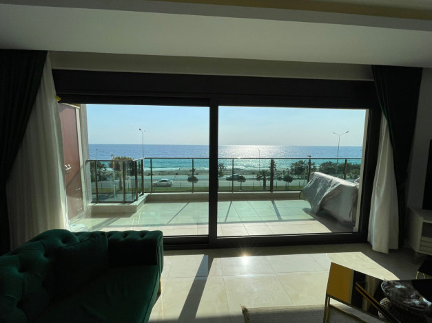 Просторная видовая квартира планировки 2+1, 160м2 на первой береговой линии в районе Махмутлар - Ракурс 45