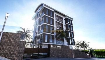 Апартаменты планировки 2+1, 100м2 с видом на море в комплексе уровня ультра люкс, район Каргыджак - Ракурс 12