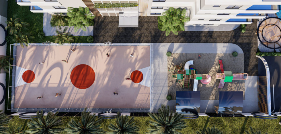 Квартира планировки 2+1, 100м2 в новом инвестиционном проекте, район Махмутлар - Ракурс 4