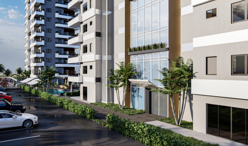 Квартира планировки 2+1, 100м2 в новом инвестиционном проекте, район Махмутлар - Ракурс 5