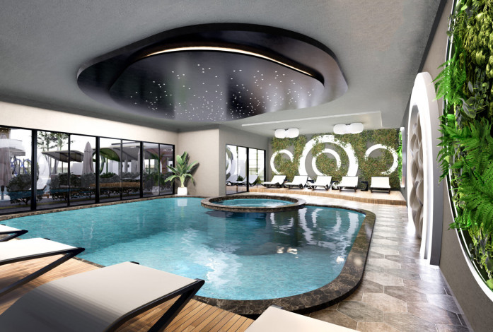 Квартира планировки 2+1, 100м2 в новом инвестиционном проекте, район Махмутлар - Ракурс 13