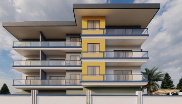 Инвестиционный проект на стадии строительства с квартирами 1+1, 2+1, 3+1 в районе Махмутлар - Ракурс 3