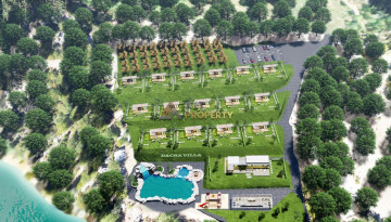 Новый проект вилл планировки 1+1, 45м2 в районе Карапинар, Махмутлар - Ракурс 15