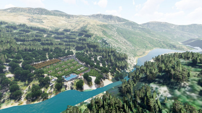 Новый проект вилл планировки 1+1, 45м2 в районе Карапинар, Махмутлар - Ракурс 29