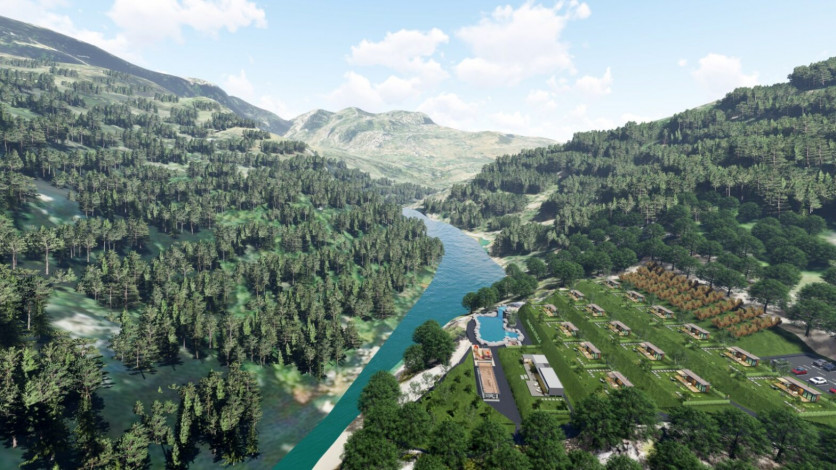 Новый проект вилл планировки 1+1, 45м2 в районе Карапинар, Махмутлар - Ракурс 30