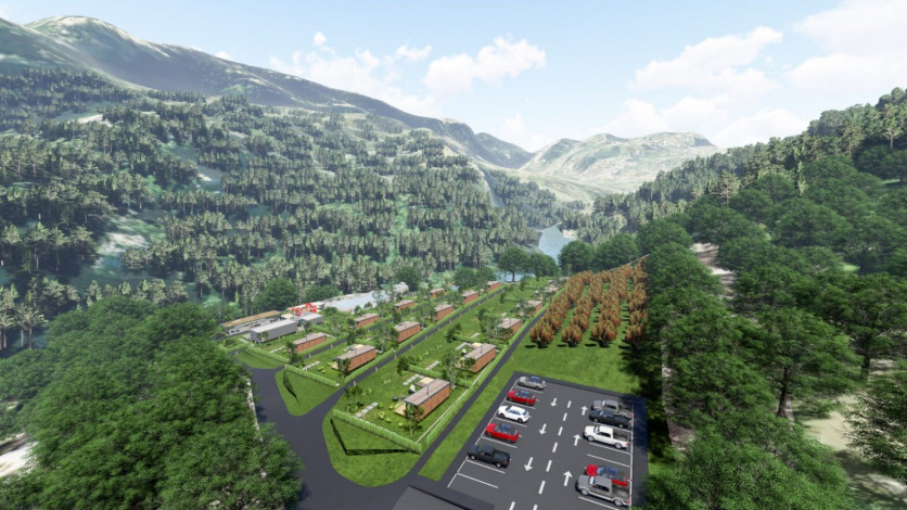 Новый проект вилл планировки 1+1, 45м2 в районе Карапинар, Махмутлар - Ракурс 31