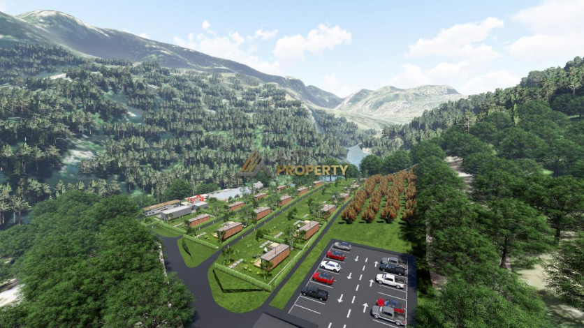 Новый проект вилл планировки 1+1, 45м2 в районе Карапинар, Махмутлар - Ракурс 39