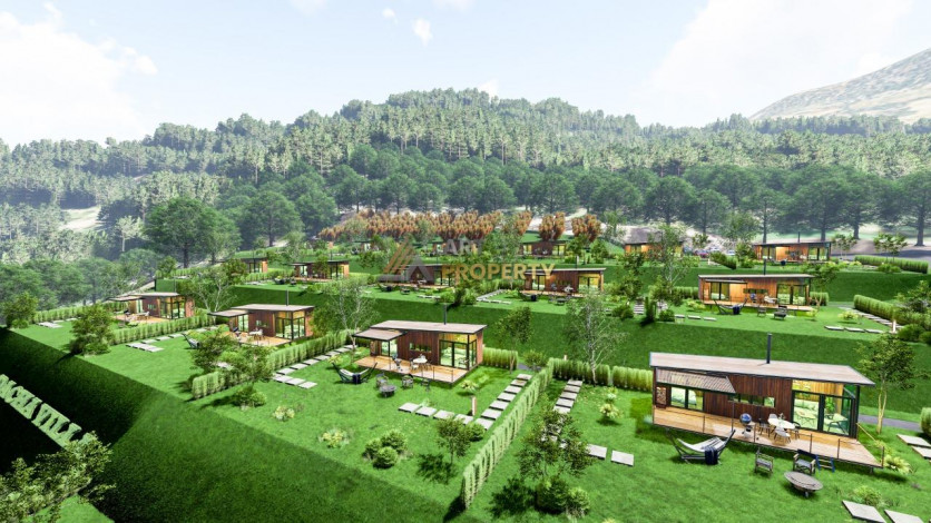 Новый проект вилл планировки 1+1, 45м2 в районе Карапинар, Махмутлар - Ракурс 40