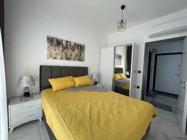 Апартаменты 1+1, 55м2 с видом на Средиземное море в районе Каргыджак - Ракурс 7