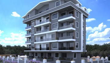 Проект на завершающей стадии строительства, квартиры планировок 1+1 и 2+1, район Газипаша, Аланья - Ракурс 3