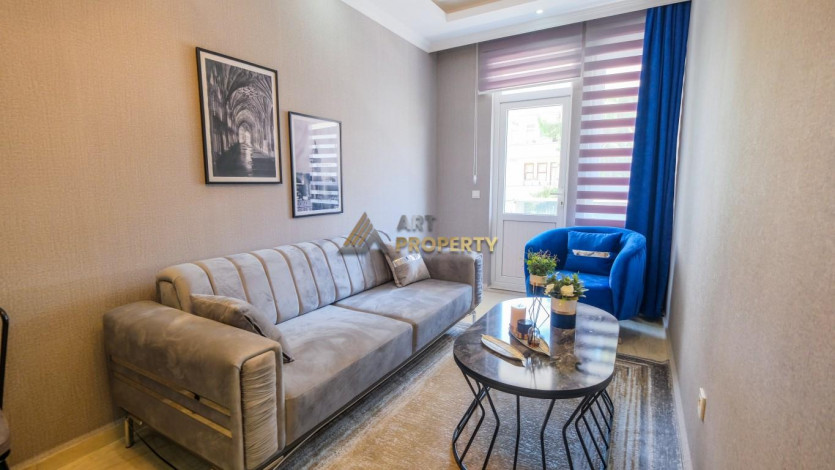 Меблированная квартира планировки 1+1, 48м2 в центре Алании - Ракурс 7