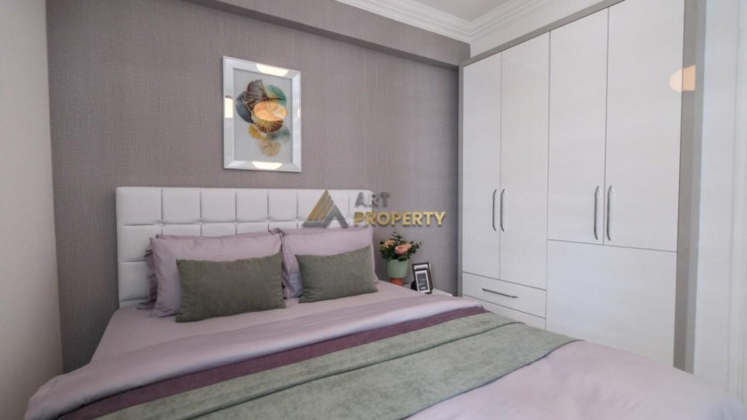 Меблированная квартира планировки 1+1, 48м2 в центре Алании - Ракурс 9