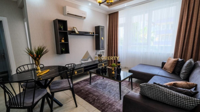 Отличная меблированная квартира планировки 1+1, 48м2 в центральной части города Аланья - Ракурс 6