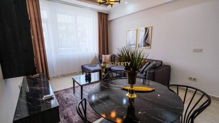 Отличная меблированная квартира планировки 1+1, 48м2 в центральной части города Аланья - Ракурс 7